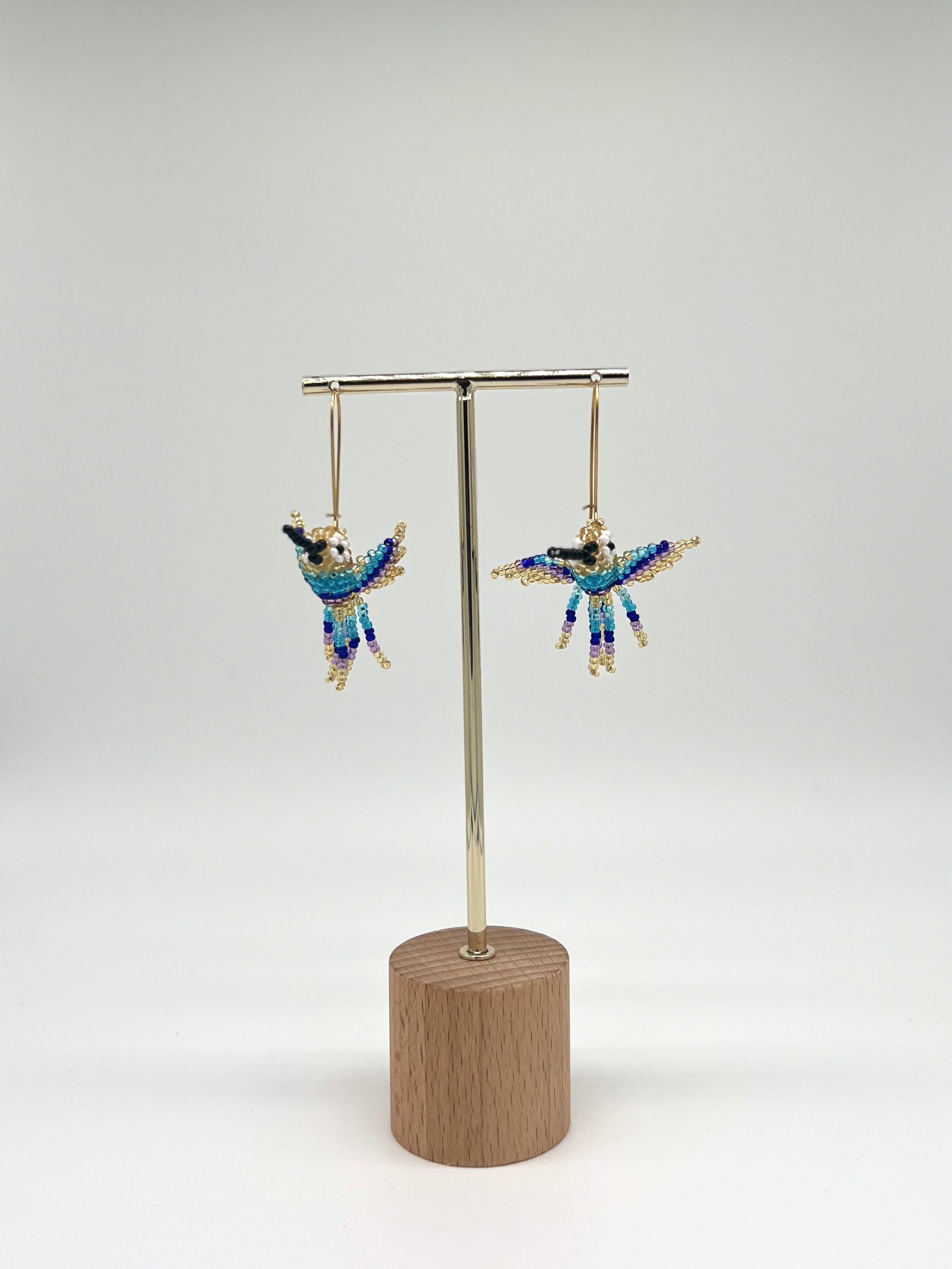 Pendientes Aro Colibrí