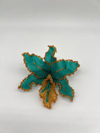Broche Orquídea Esmeralda
